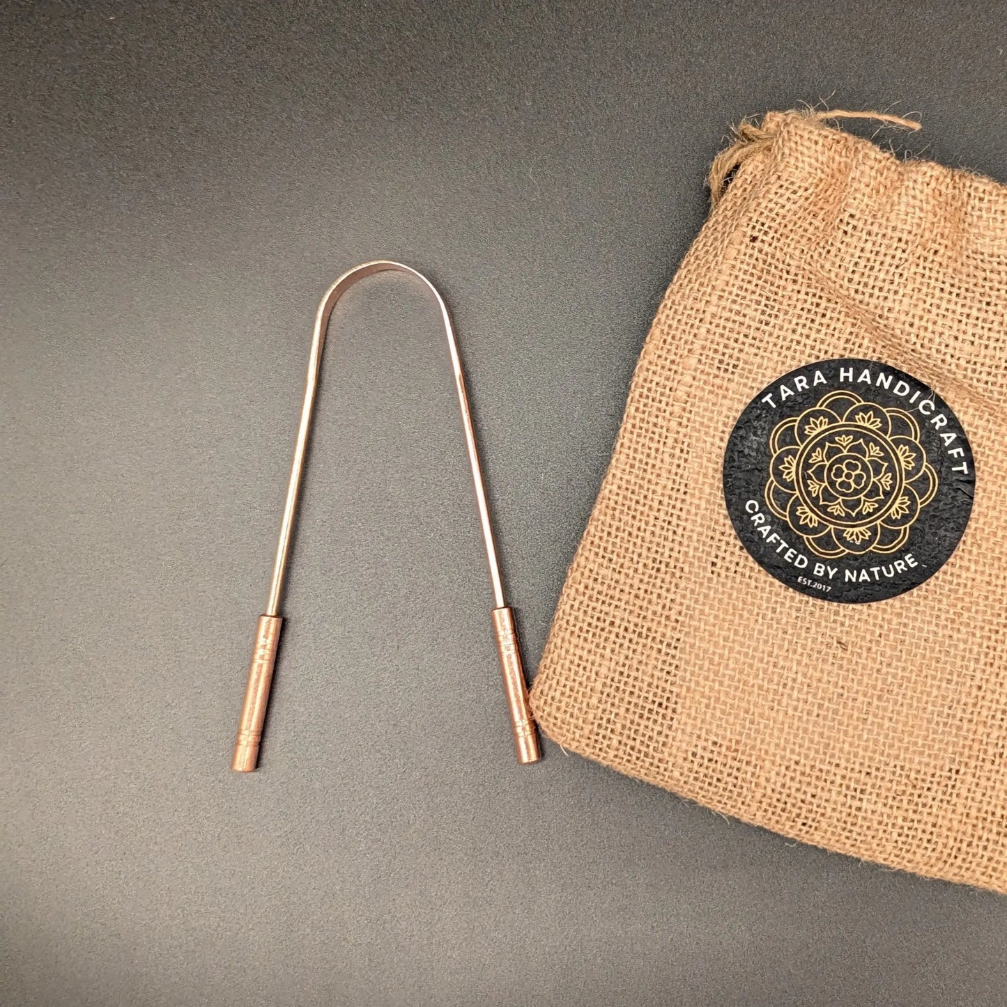 Pure Copper Tongue Cleaner Tara Handicraft