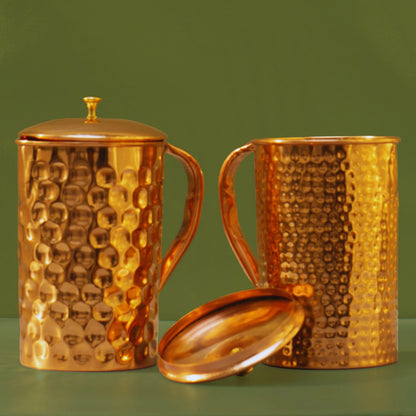 Pure Copper Pitcher Tara Handicraft