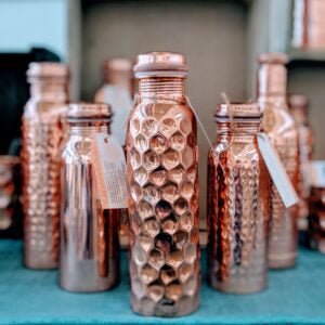 KannsSky (TM) 1000 ML Traveller's 100% Pure Copper Plain Water Bottle